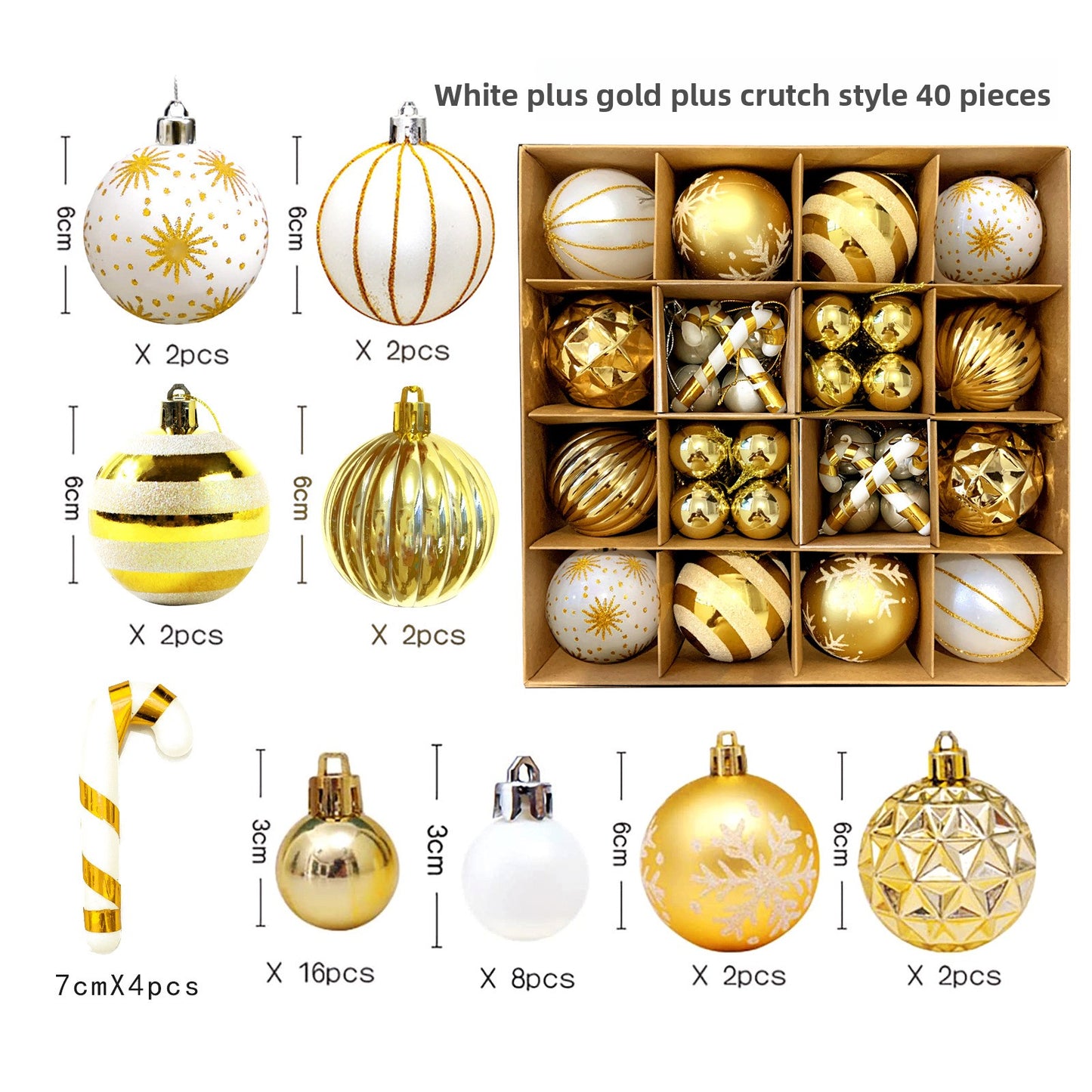 Spherical Christmas decorations Christmas tree