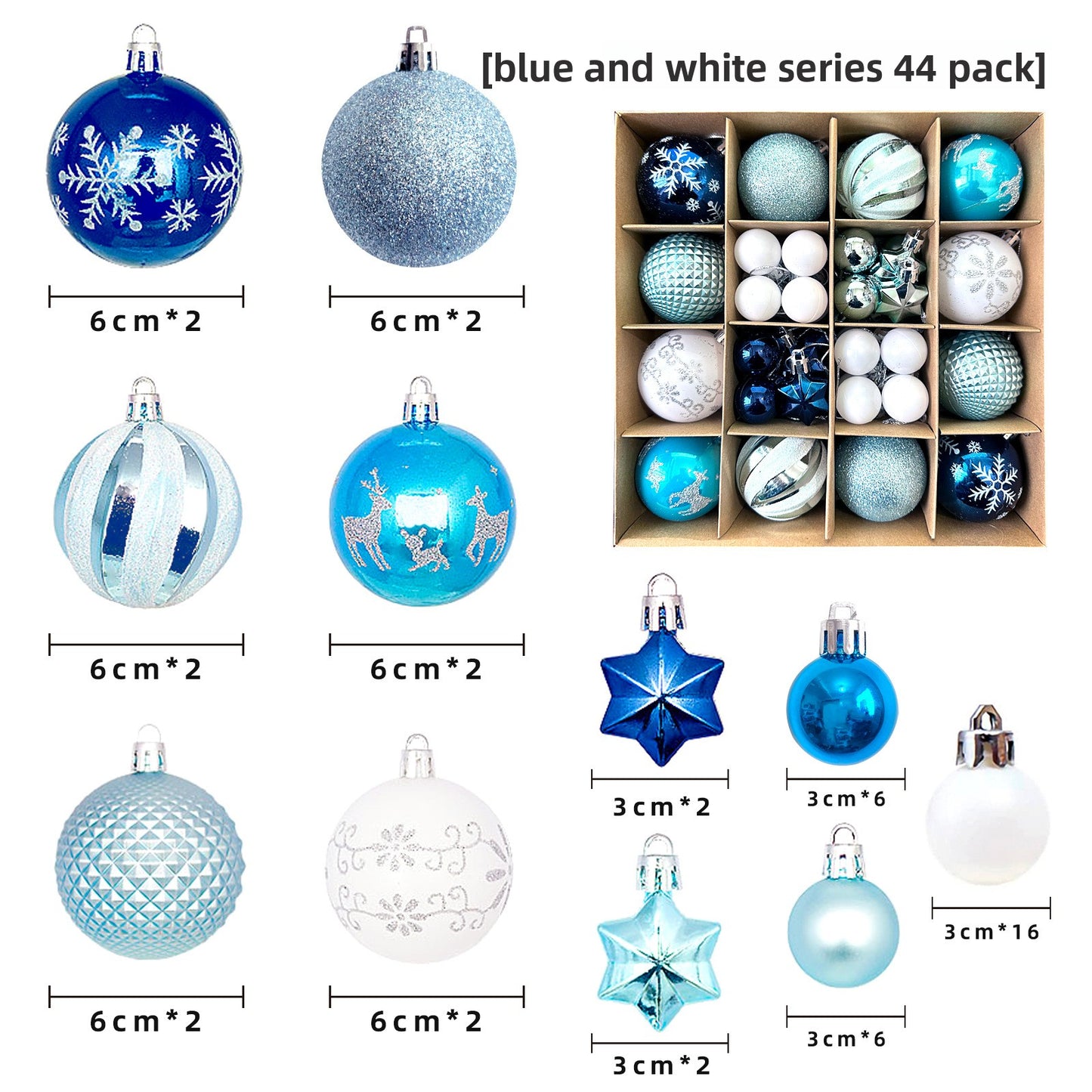 Spherical Christmas decorations Christmas tree